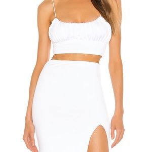 REVOLVE: Catie Ruched Camie Top, NWT